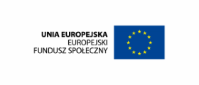 UNIA EUROPEJSKA EUROPEJSKI FUNDUSZ SPOŁECZNY